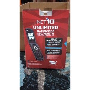 Motorola W Series W408G - Silver (Net10) Cellular Phone